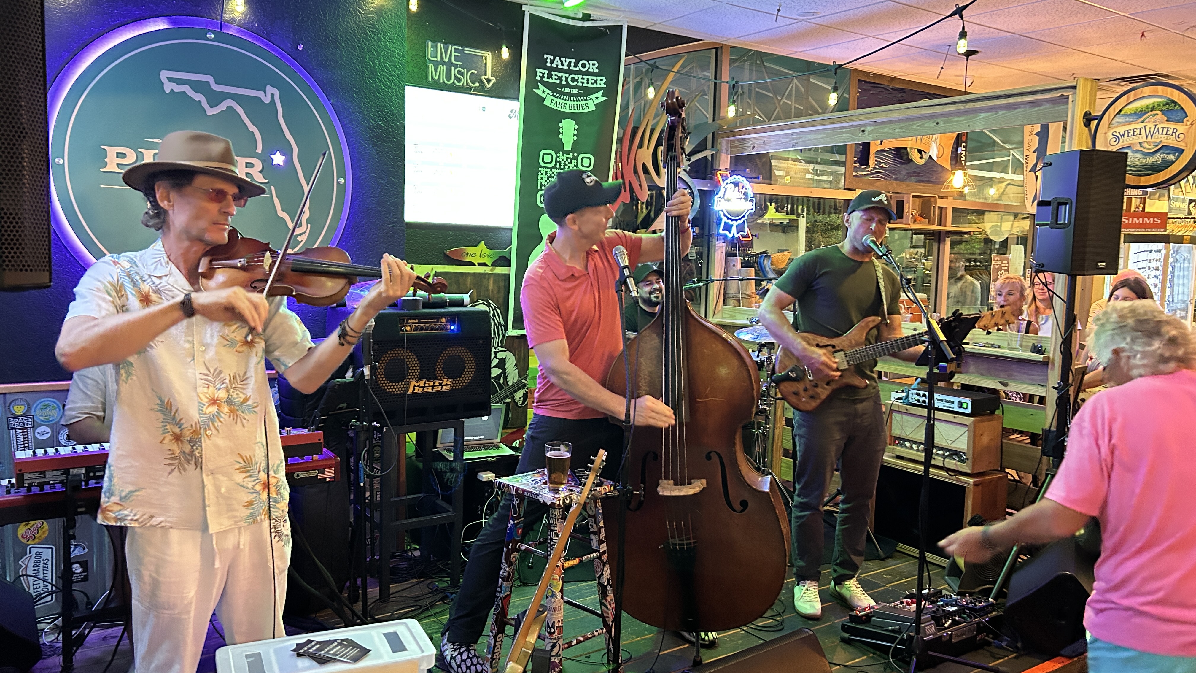 Live performance at venue